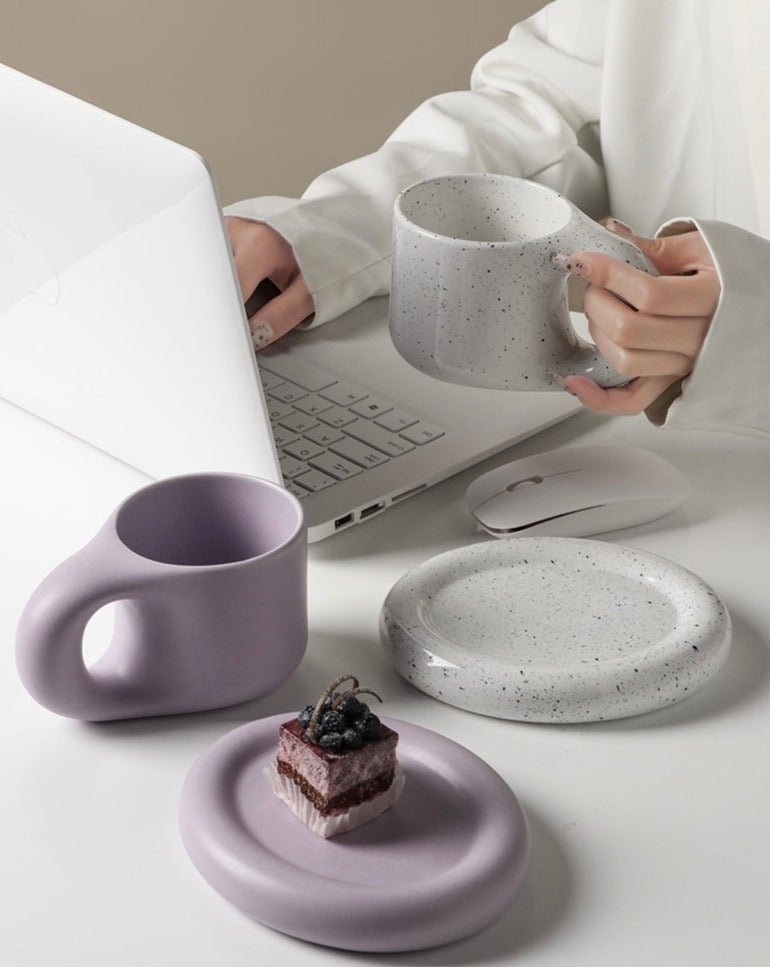 Handcrafted Bauhaus Ceramic Mugs