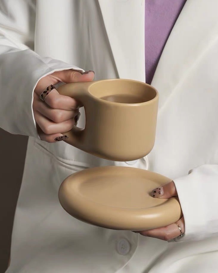 Handcrafted Bauhaus Ceramic Mugs