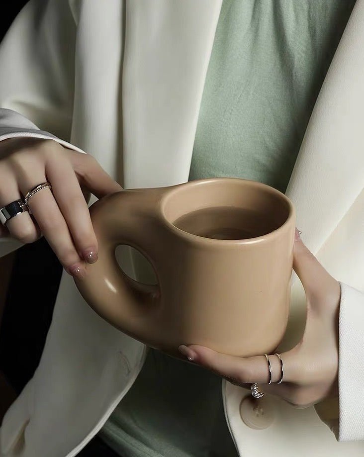 Handcrafted Bauhaus Ceramic Mugs