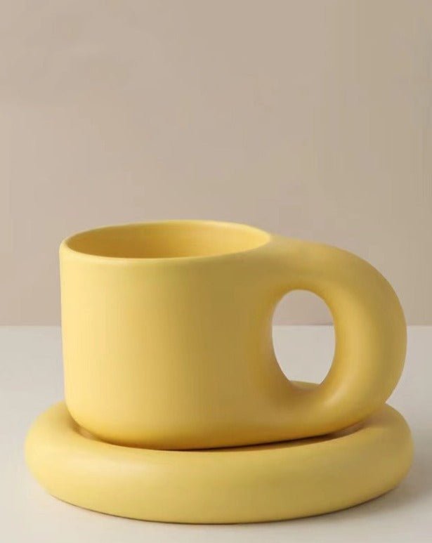 Handcrafted Bauhaus Ceramic Mugs