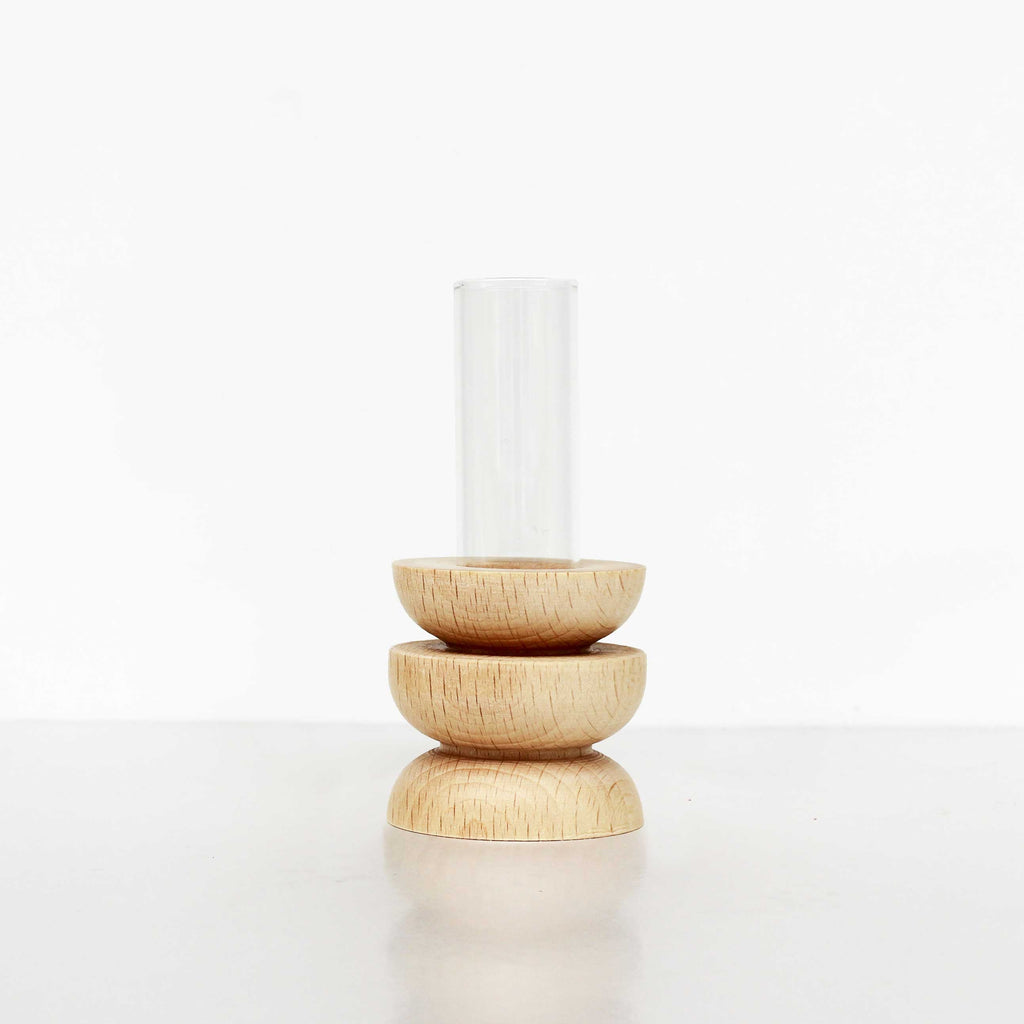 Totem Wooden Vase