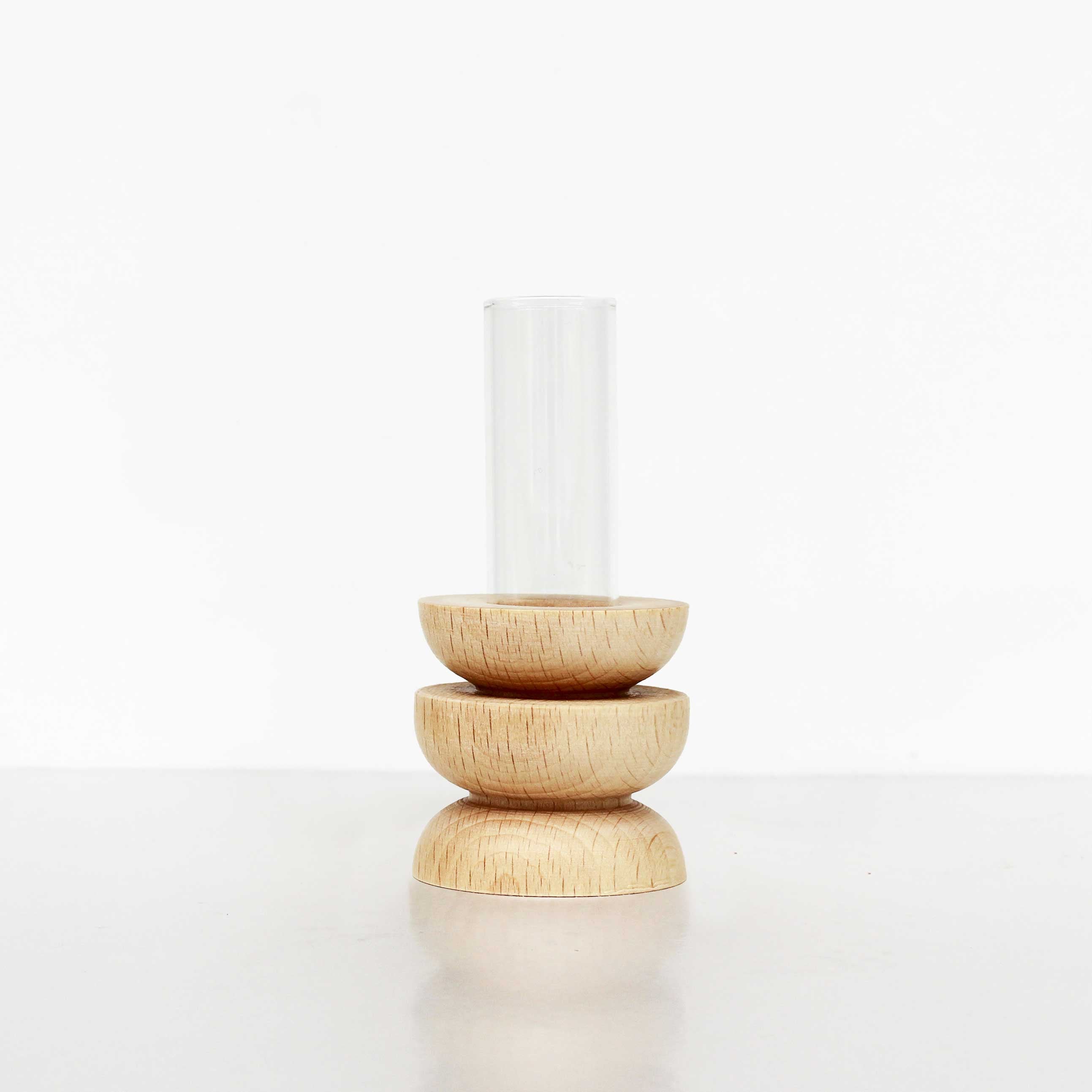 Totem Wooden Vase